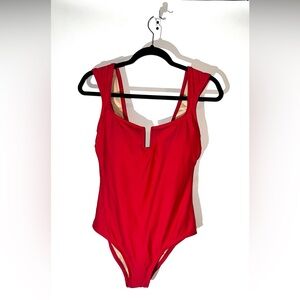 NWT Kona Sol Red One Piece Swim Suit